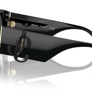 Jimmy Choo Glossy Black Sunglasses